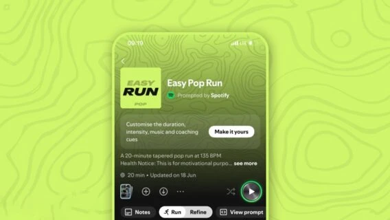 Spotify запустив новий режим для бігу, який підбирає музику під ритм за допомогою ШІ