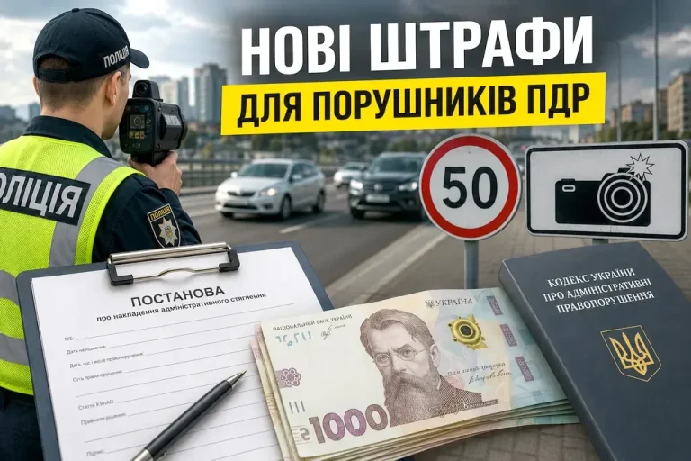 Рада готовит новые наказания для украинских водителей