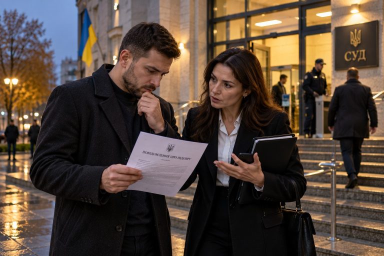 Юридическая беседа у суда